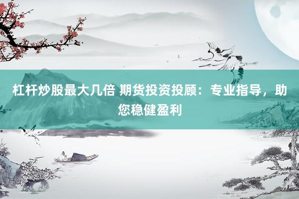 杠杆炒股最大几倍 期货投资投顾：专业指导，助您稳健盈利