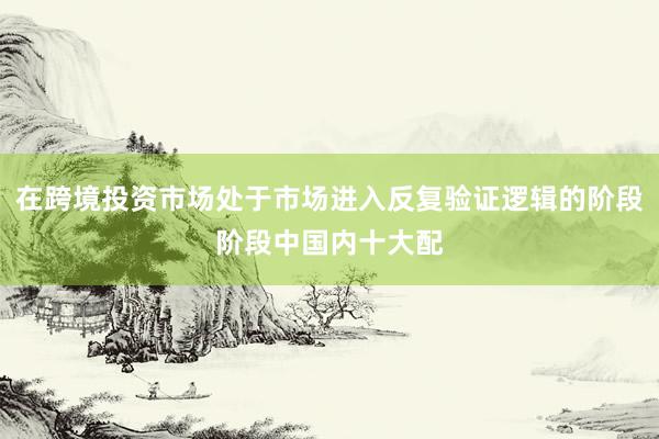 在跨境投资市场处于市场进入反复验证逻辑的阶段阶段中国内十大配