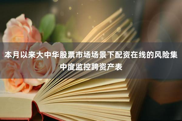 本月以来大中华股票市场场景下配资在线的风险集中度监控跨资产表